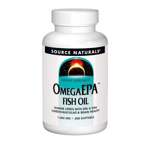 Omega Epa Fish Oil 200 Softgel by Source Naturals