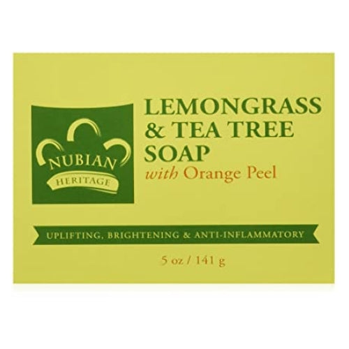 Bar Soap Lemongrass & Tea Tree , 5 Oz by Nubian Heritage