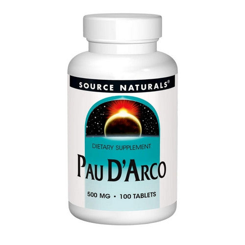 Pau D'arco 100 Tabs by Source Naturals