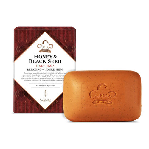 Bar Soap Honey & Black Seed , 5 Oz by Nubian Heritage