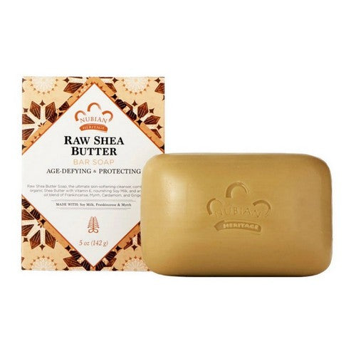 Raw Shea Butter Bar Soap 5 Oz by Nubian Heritage