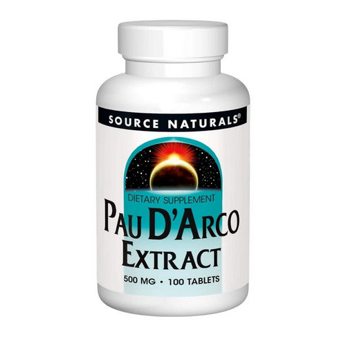 Pau D'Arco Extract 100 Tabs by Source Naturals