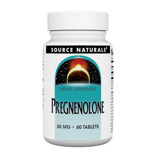 Pregnenolone 60 Tabs by Source Naturals
