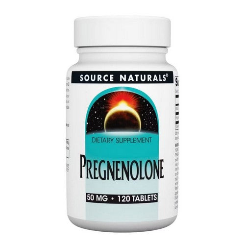 Pregnenolone 120 Tabs by Source Naturals