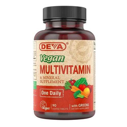Vegan Multivitamin And Mineral Supplement 90 Tab by Deva Vegan Vitamins