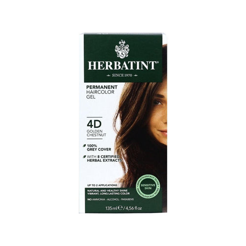 Hair Color-Golden Chestnut 4d (4D) 4.56 Oz by Herbatint