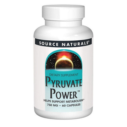 Pyruvate Power 60 Caps by Source Naturals