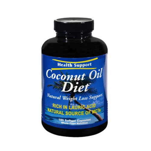 Coconut Oil Diet 180 Cap by Health Support