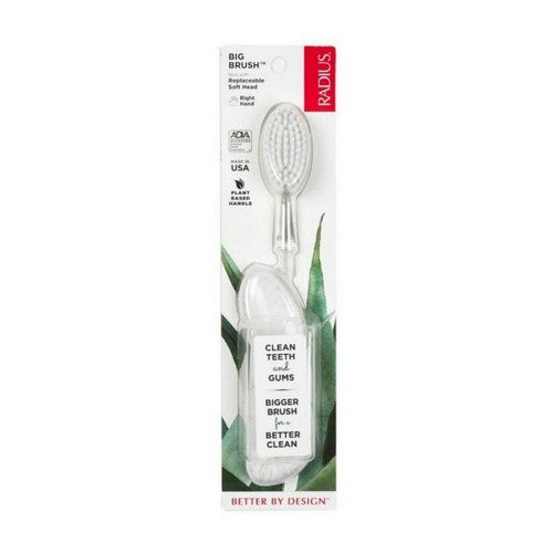 Big Brush Toothbrush With Replaceable Head Soft Right Hand 1 Count by Radius