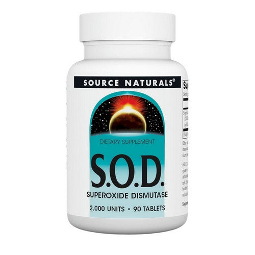 Sod 2000 Units 90 Tabs by Source Naturals