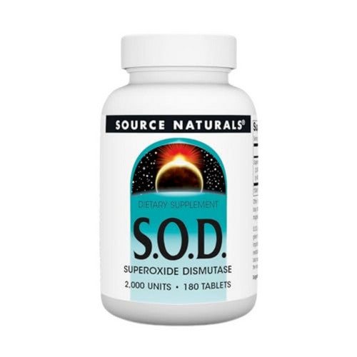 Sod 2000 Units 180 Tabs by Source Naturals