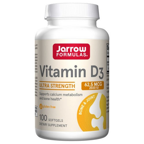 Vitamin D3 100 Softgels by Jarrow Formulas