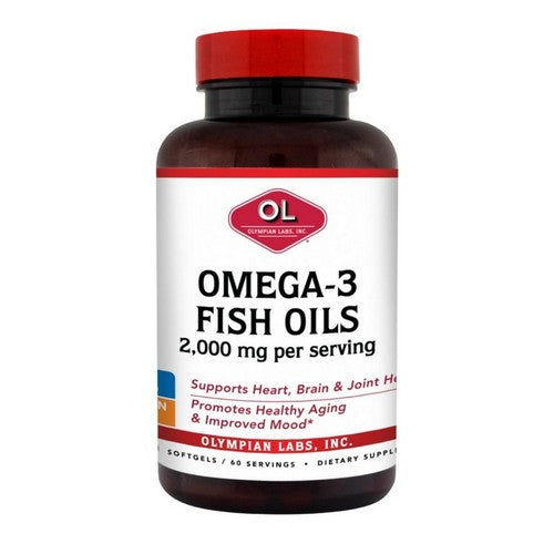 Omega 3 Fish Oils 120 Softgels by Olympian Labs