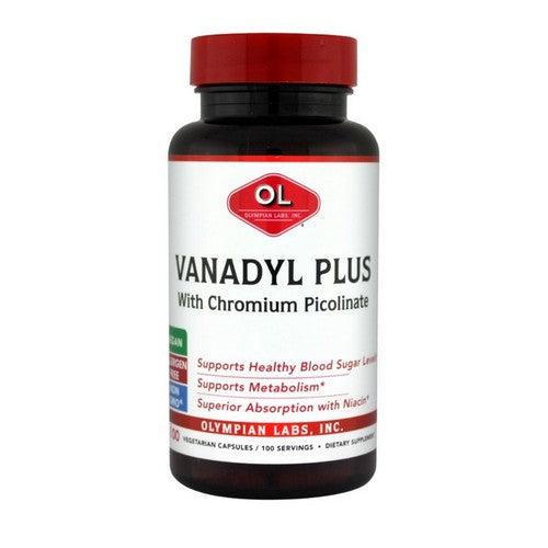 Vanadyl Plus With Chromium 100 Caps by Olympian Labs