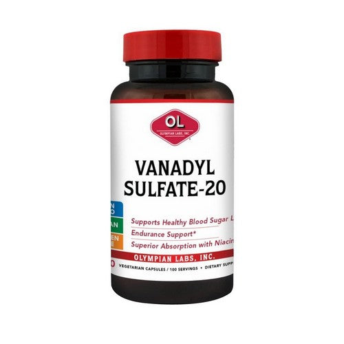Vanadyl Sulfate With Niacin 100 Veg Caps by Olympian Labs