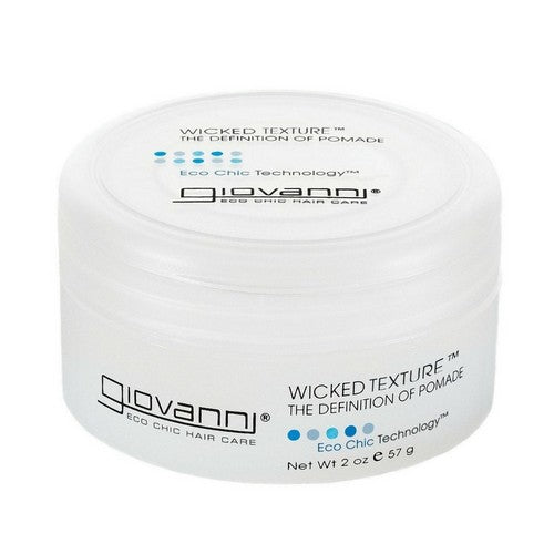Wicked Texture Styling Pomade Eco Chic Wax Hair Gel 2 Oz by Giovanni Cosmetics