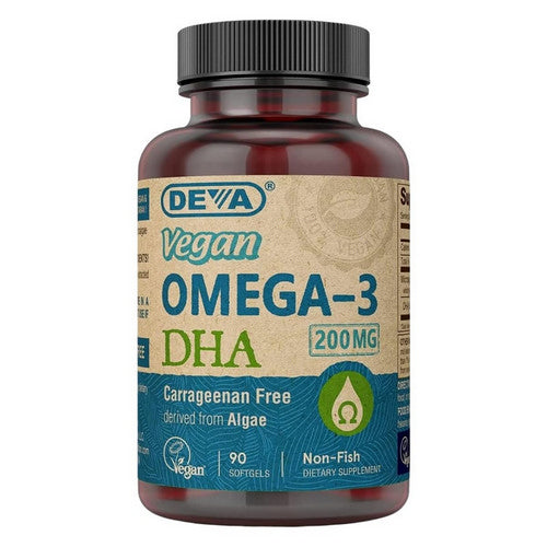 Vegan Omega-3 Dha 90 Softgels by Deva Vegan Vitamins