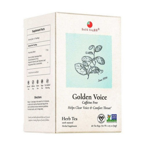 Golden Voice Herb Tea 20 Bags by Health King