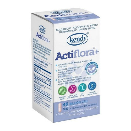 Actiflora Plus Prebiotic Probiotic 100 Caps by Kendy USA