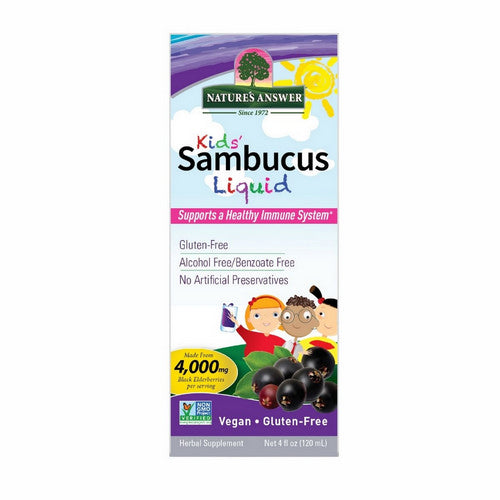 Kid's Sambucus Liquid 4 Oz by Nature's Answer