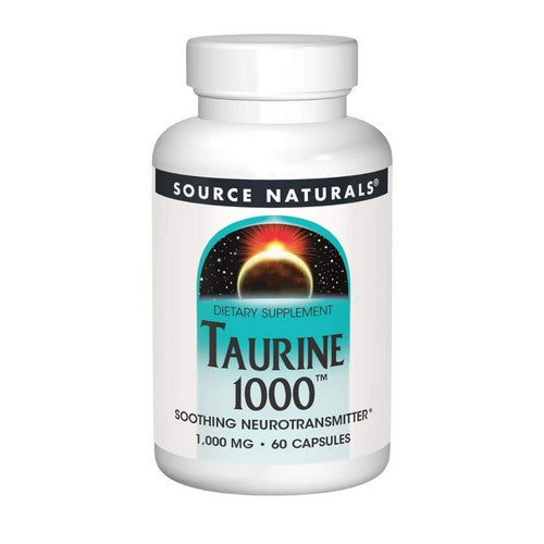 Taurine 60 caps by Source Naturals