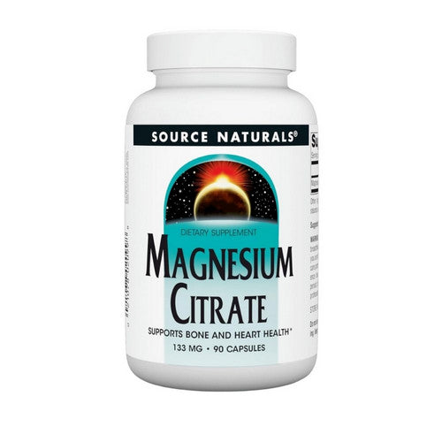 Magnesium Citrate 90 caps by Source Naturals
