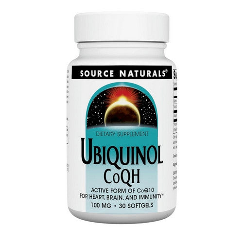 Ubiquinol Co QH 30 softgels by Source Naturals
