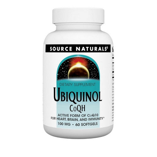 Ubiquinol Co QH 60 softgels by Source Naturals