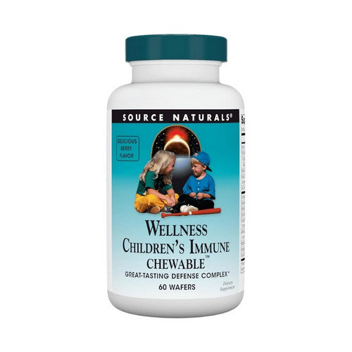 Children's Immune Chewable Wafer 60 wafers by Source Naturals