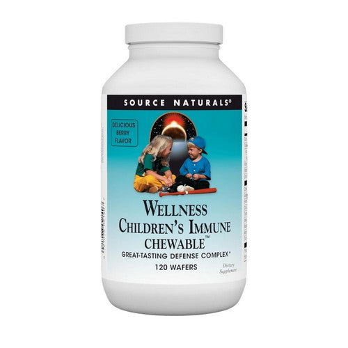 Children's Immune Chewable Wafer 120 wafers by Source Naturals