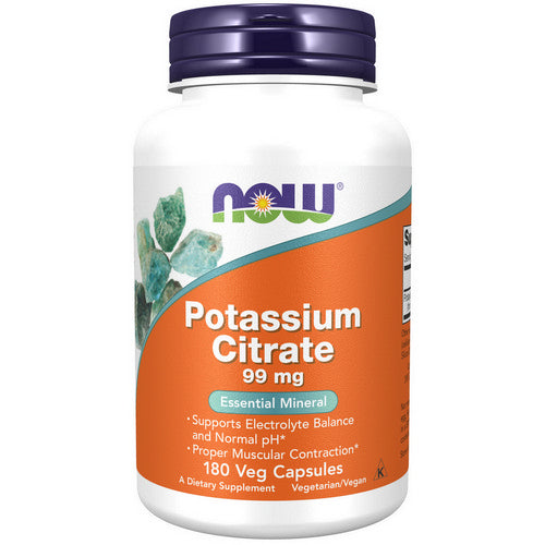 Potassium Citrate 180 Veg caps by Now Foods