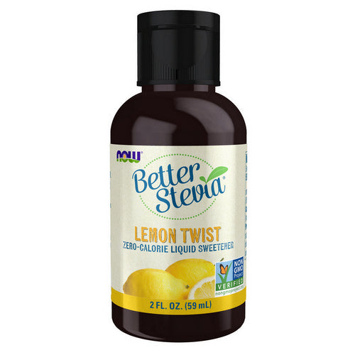 Lemon Twist Liquid Stevia 2 Oz by Now Foods