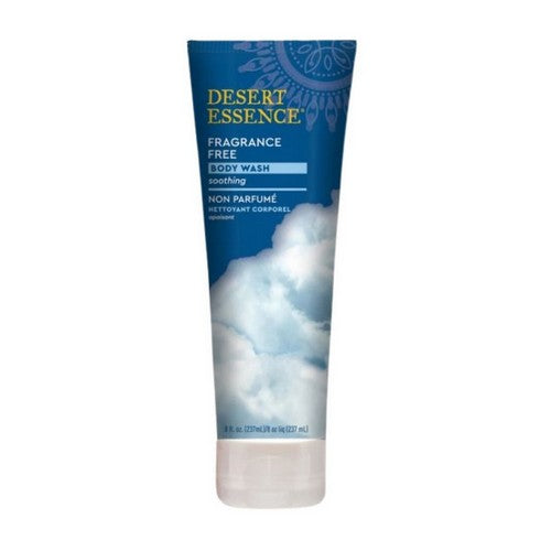 Organic Soothing Body Wash Fragrance Free 8 Oz by Desert Essence