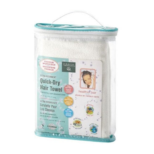 Ultra-Absorbent Quick Dry Hair Towel 1 Count by Earth Therapeutics