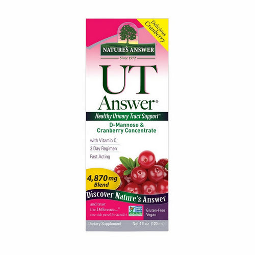 UT Answer D-Mannose And Cranberry Concentrate 4 Oz by Nature's Answer