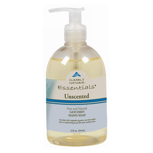 Liquid Soap Unscented With Pump 12 Oz by Clearly Natural