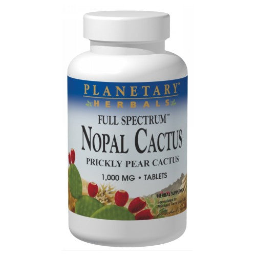 Nopal Cactus, Full Spectrum 60 Tabs by Planetary Herbals