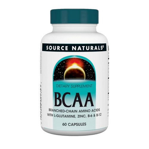 Branched-Chain Amino Acids (BCAA) 60 Caps by Source Naturals