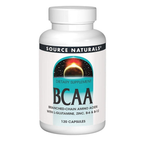Branched-Chain Amino Acids (BCAA) 120 Caps by Source Naturals