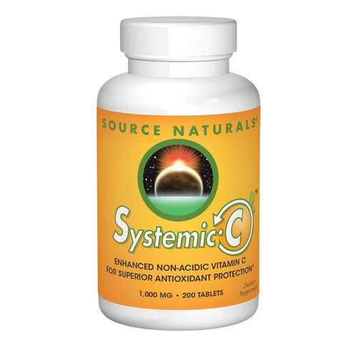 Systemic C tablets 200 Tabs by Source Naturals