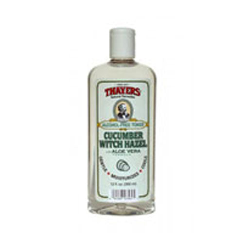 Alcohol Free Cucumber Witch Hazel Toner Unscented Aloe 12 Oz by Thayers