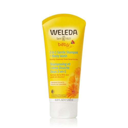 Baby 2-In-1 Gentle Shampoo Plus Body Wash Calendula 6.8 Oz by Weleda
