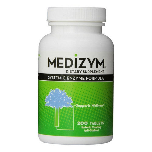 Medizym Systemic Enzyme Formula 200 Tabs by Naturally Vitamins