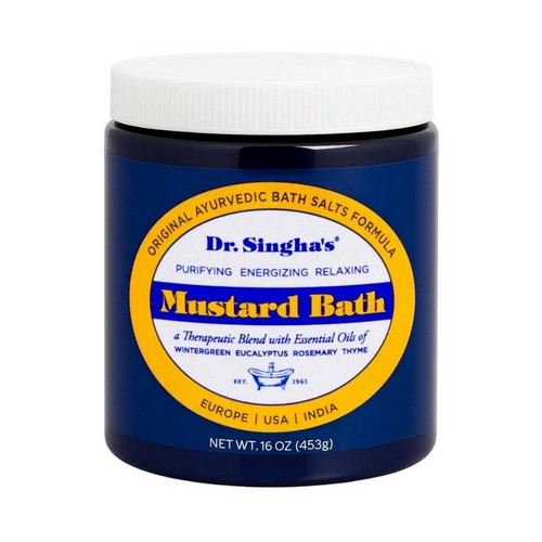 Mustard Bath Ayurvedic Bath Salts 16 Oz by Dr. Singha's
