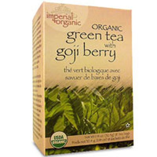 Imperial Organic Green Tea Goji Berry 18 bags by Uncle Lees Teas