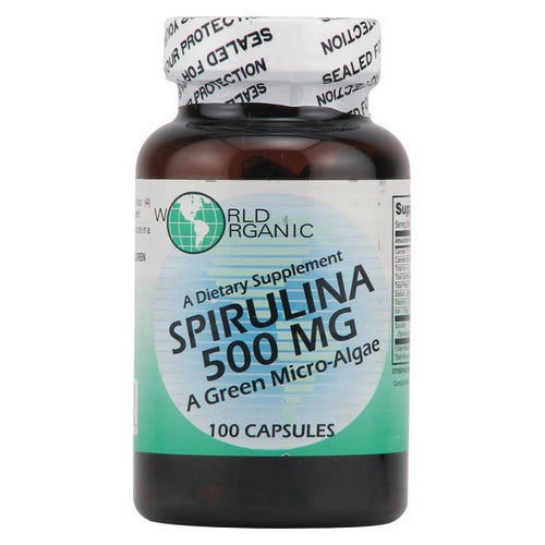 Spirulina 100 caps by World Organics
