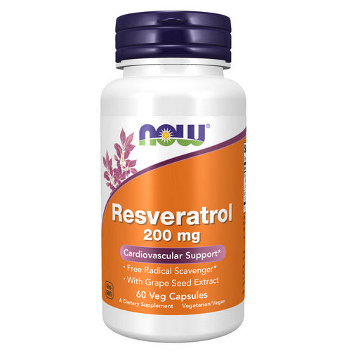 Natural Resveratrol 60 VCaps by Now Foods