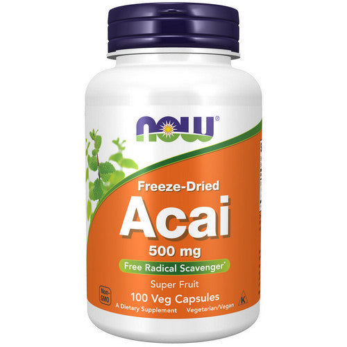 Acai Organic Freeze-Dried 100 Vcaps by Now Foods