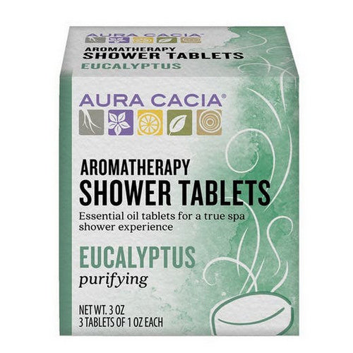 Shower Tablets Eucalyptus, 3 Tablets by Aura Cacia