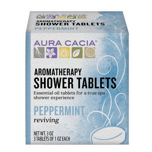Shower Tablets Peppermint, 3 Tablets by Aura Cacia